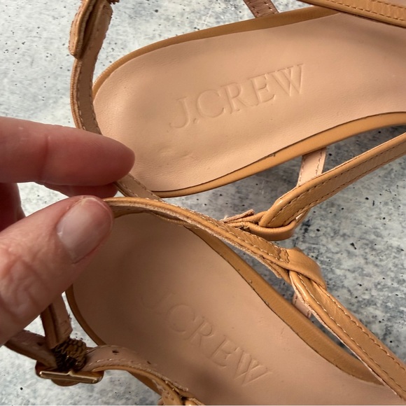 J.Crew Krista Slingback Sandals 8.5 - Picture 4 of 7
